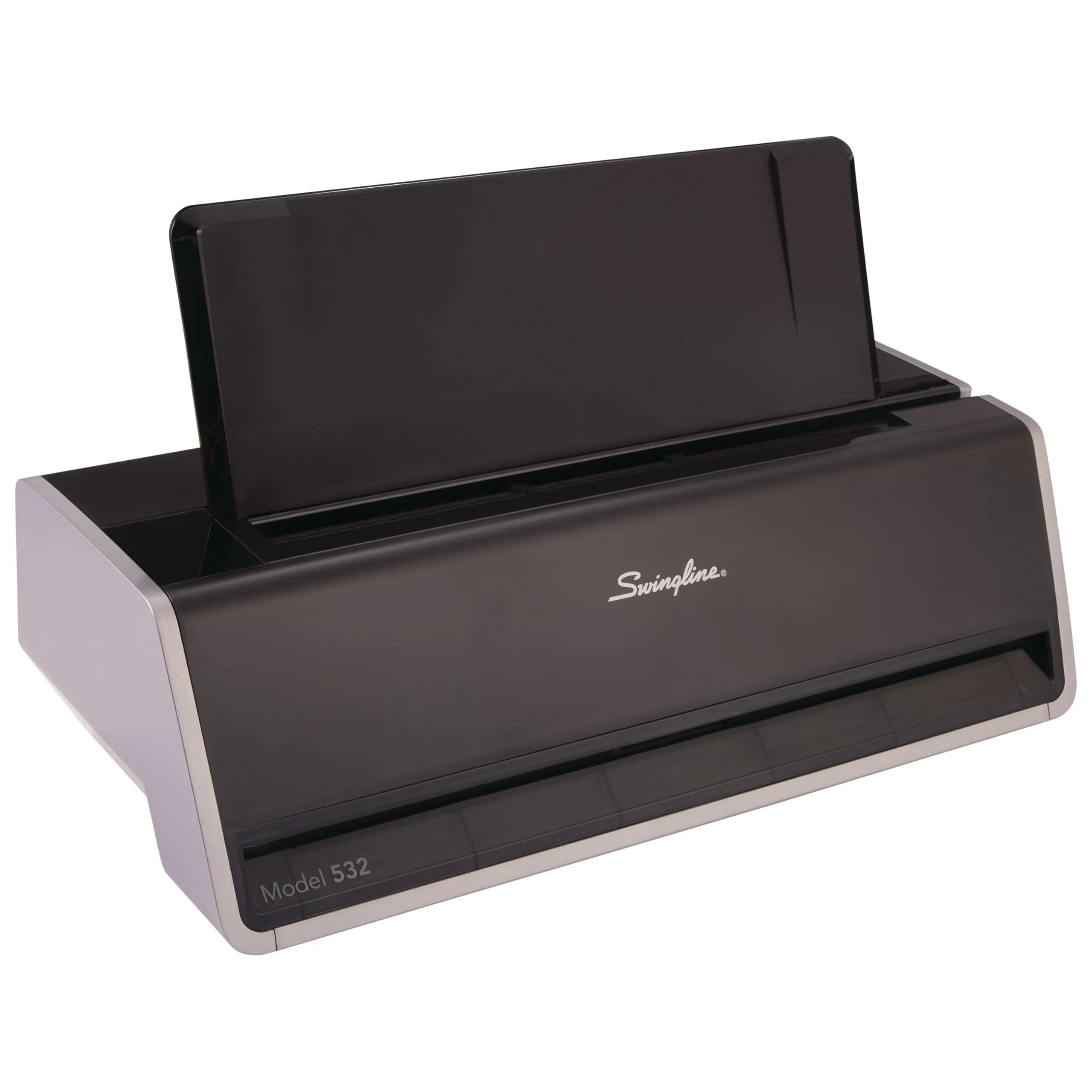 SWINGLINE A7074532A — Swingline Commercial Electric 2-Hole Punch - 28 Sheet - 1/4" Punch Size - Black, Gray