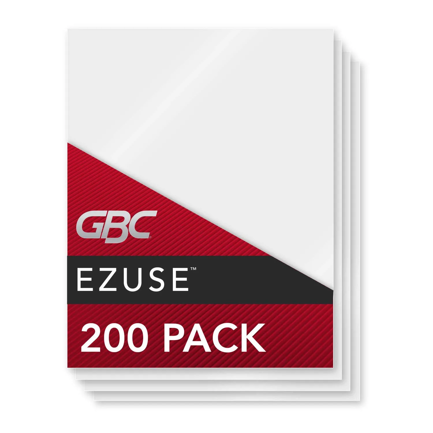 GBC-COMMERCIAL & CONSUMER GRP 3740728 — GBC EZUse Speed Format Thermal Laminating Pouches - Sheet Size Supported: Letter 8.50" Width x 11" Length - Laminating Pouch/Sheet Size: 5 mil Thickness - UV Resistant, Fade Resistant - Clear - 200 / Pack