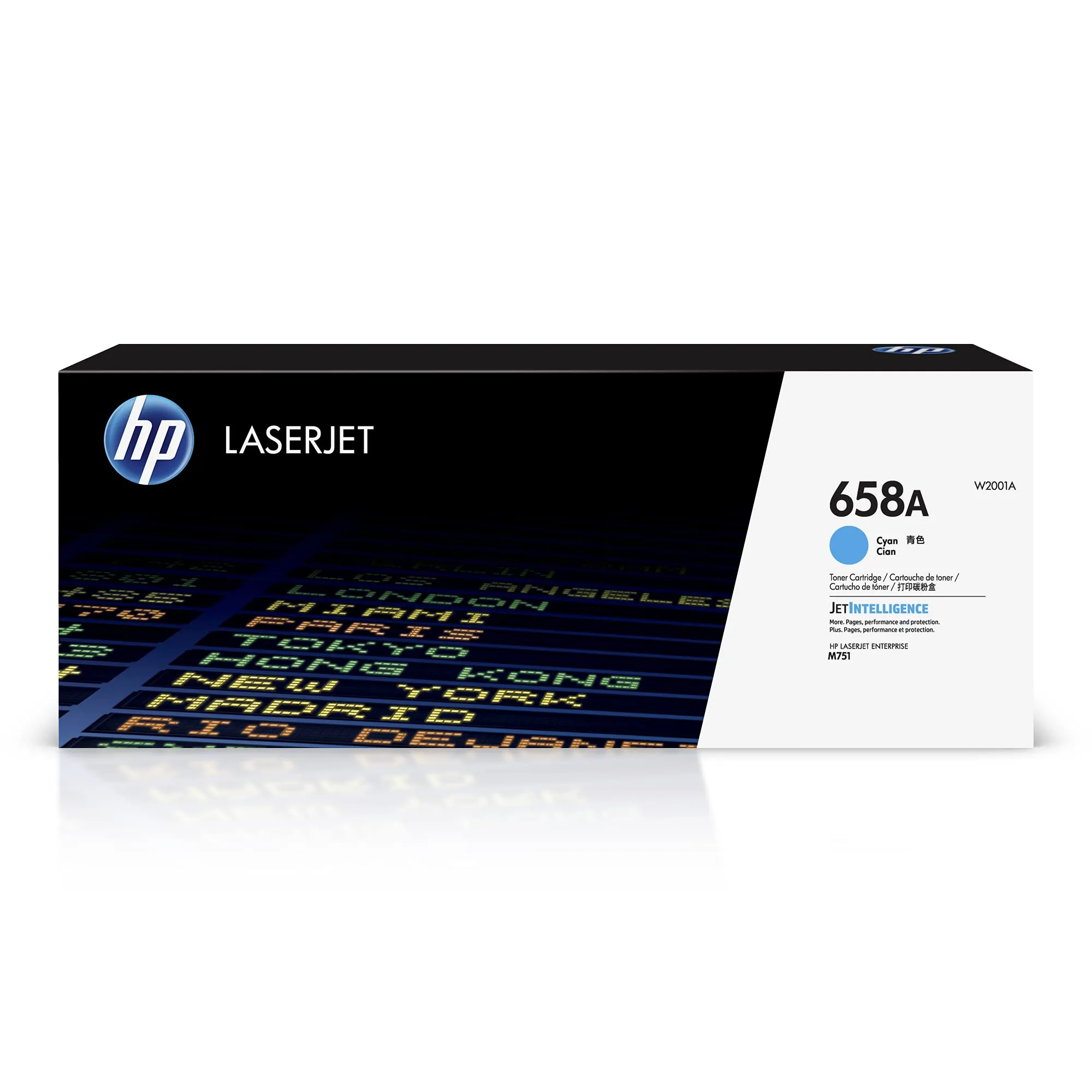 HP W2001A — HP 658A (W2001A) Original Standard Yield Laser Toner Cartridge - Cyan