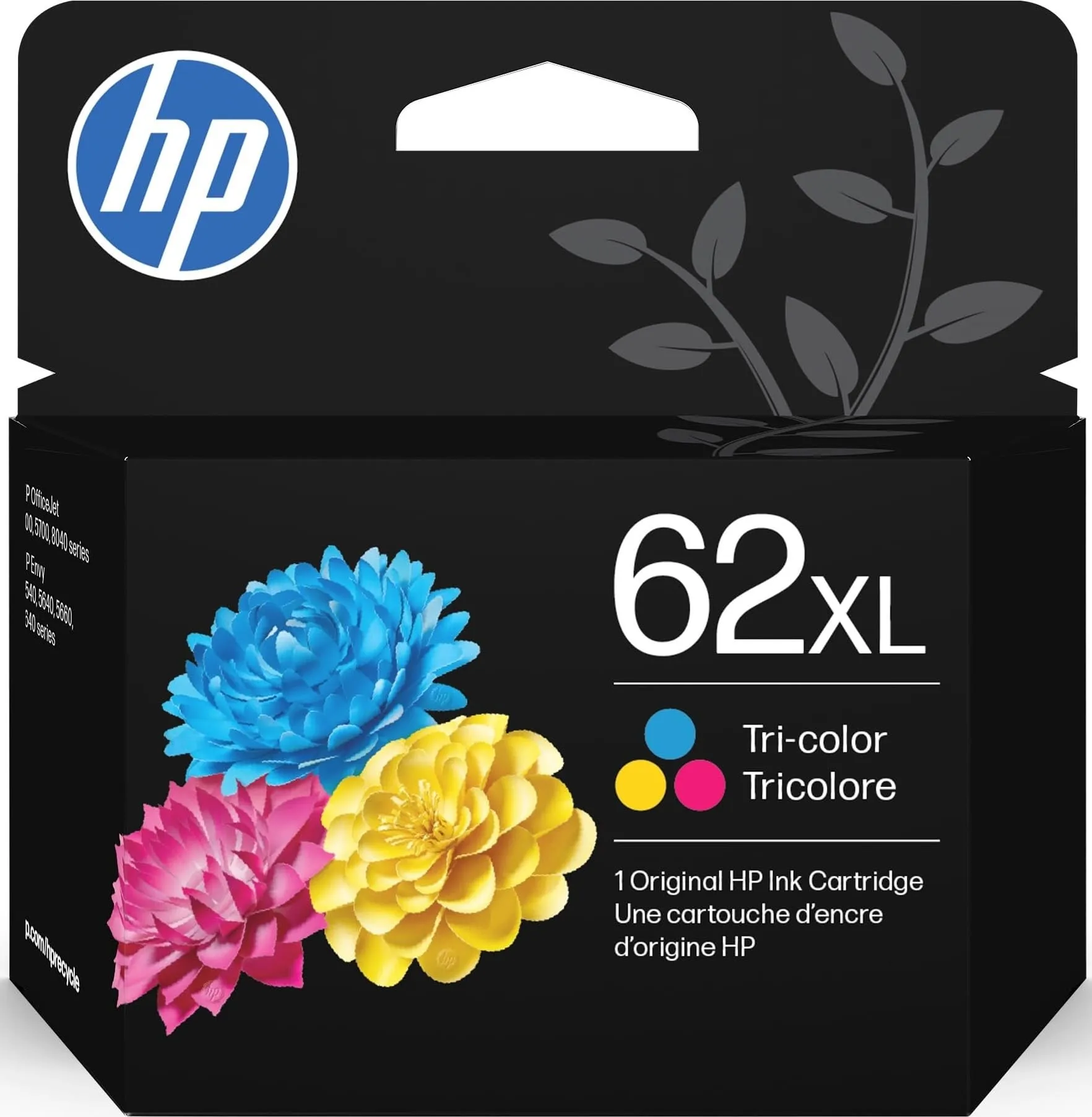 HP C2P07AN — HP 62XL High Yield Ink Cartridge - Tri-Color