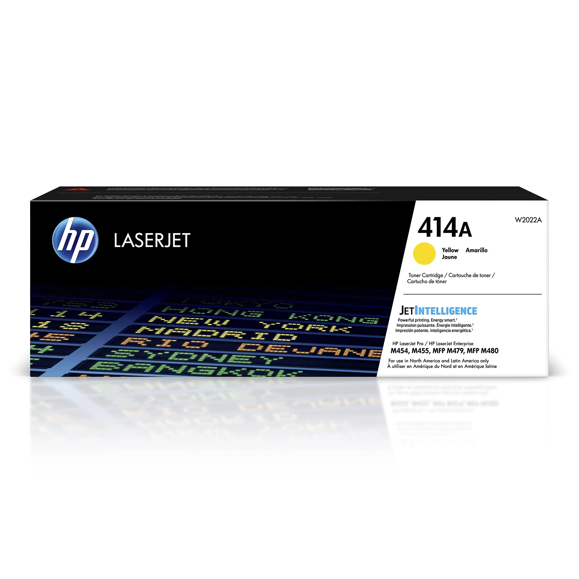 HP W2022A — HP 414A (W2022A) Toner Cartridge - Yellow - Laser (2,100 Yield)