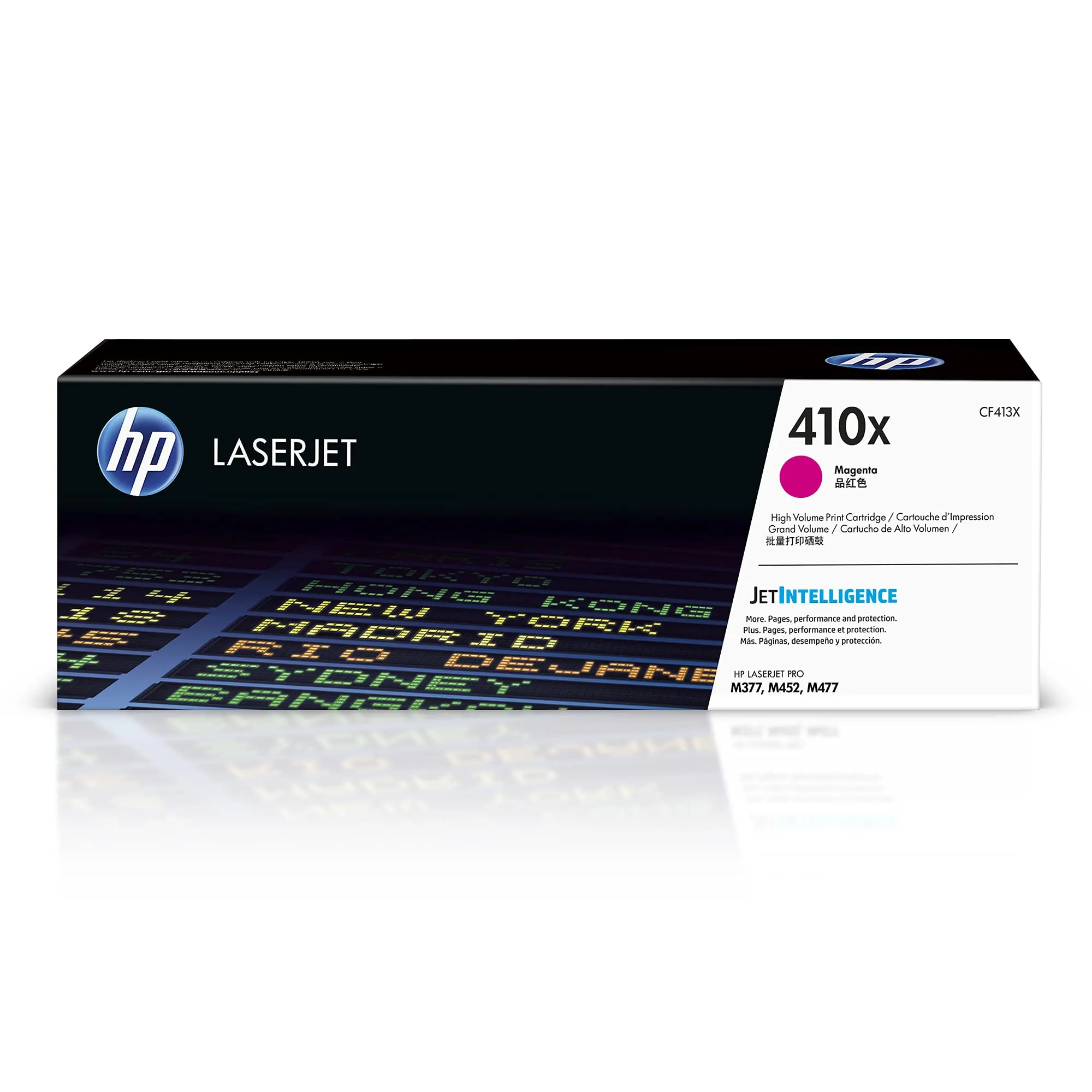 HP CF413X — " HP 410X (CF413X) High Yield Magenta Original LaserJet Toner Cartridge (5,000 Yield)