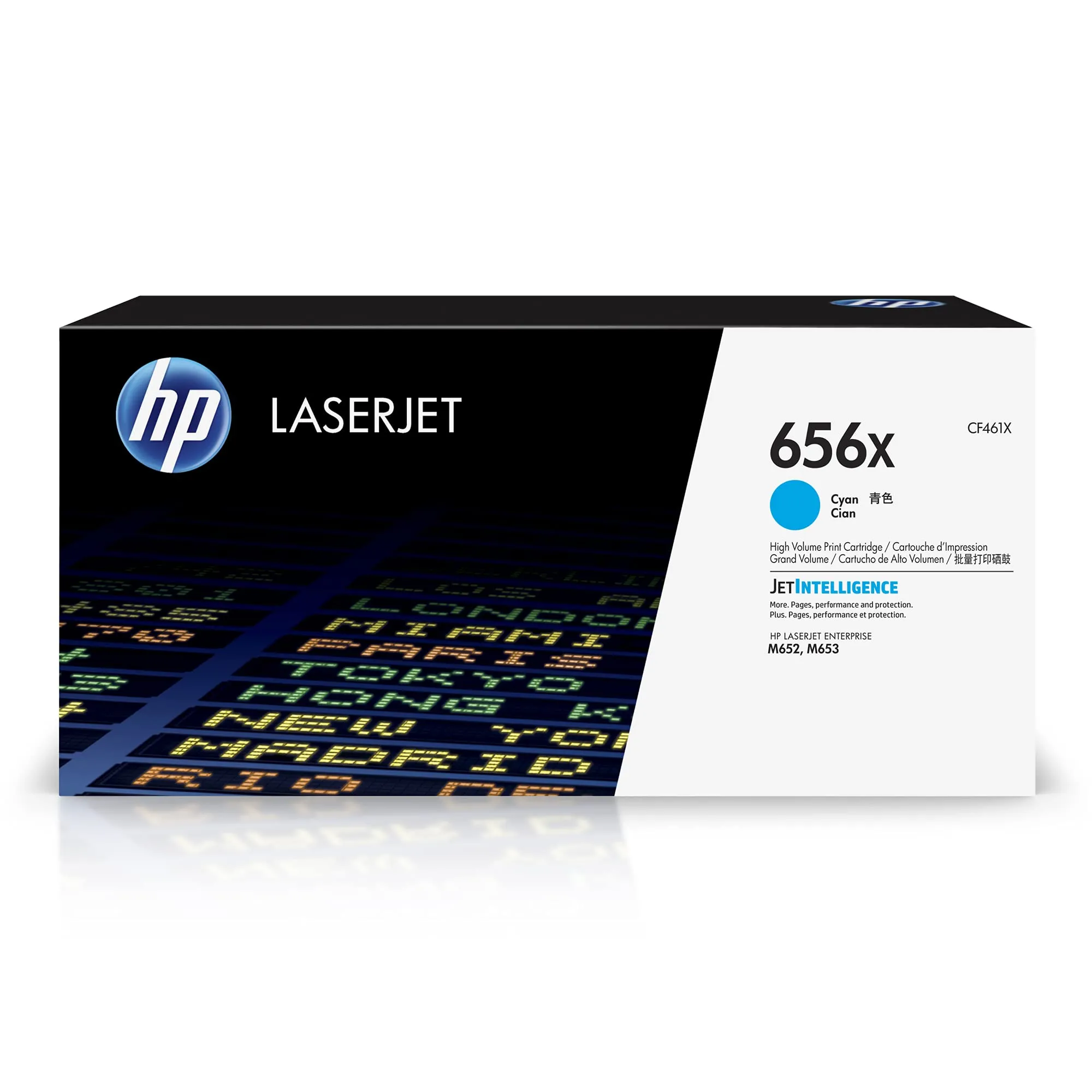 HP CF461X — HP 656X (CF461X) Toner Cartridge - Cyan - Laser - High Yield (22,000 Yield)