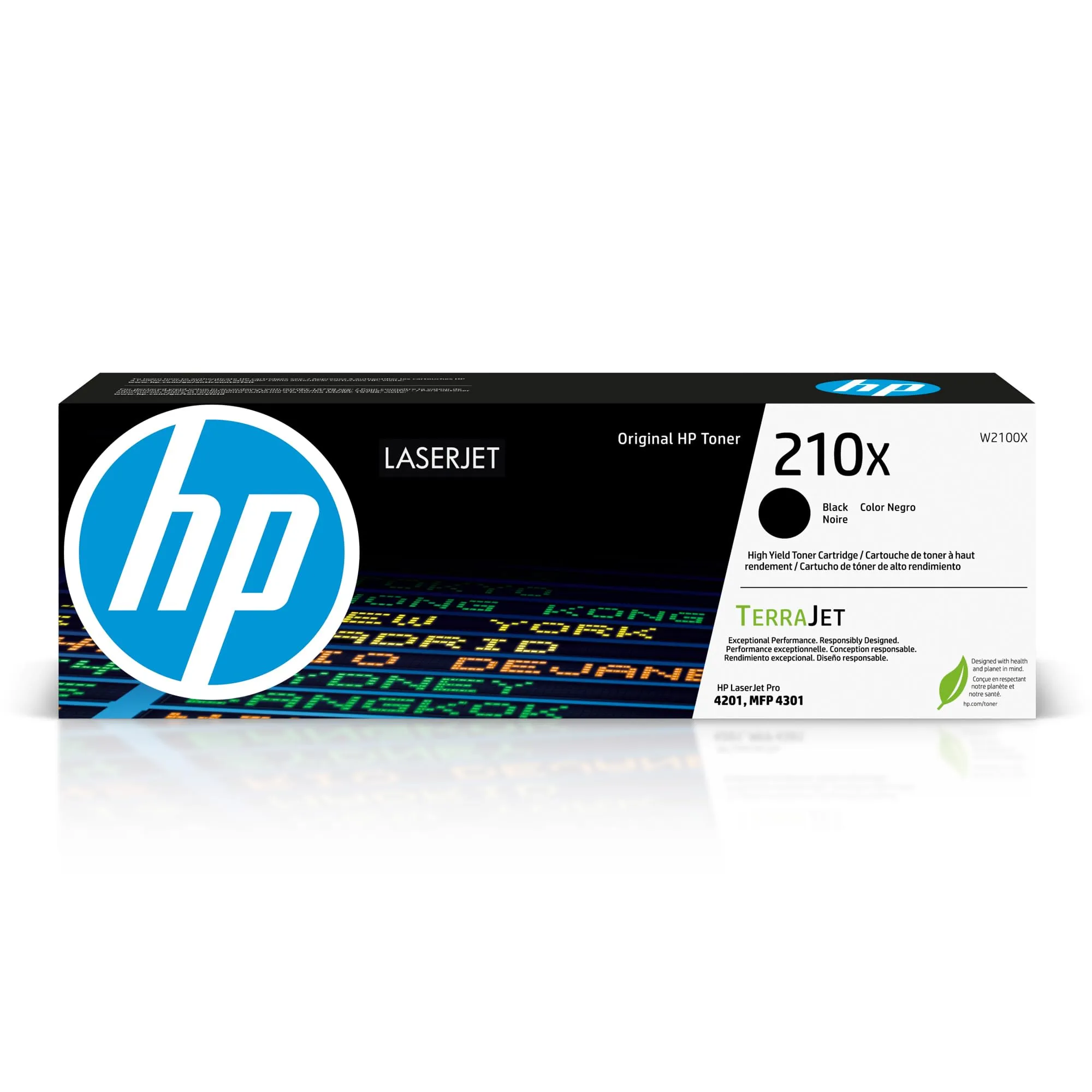 HP W2100X — HP 210X Black Original LaserJet Toner Cartridge (7,500 Yield)