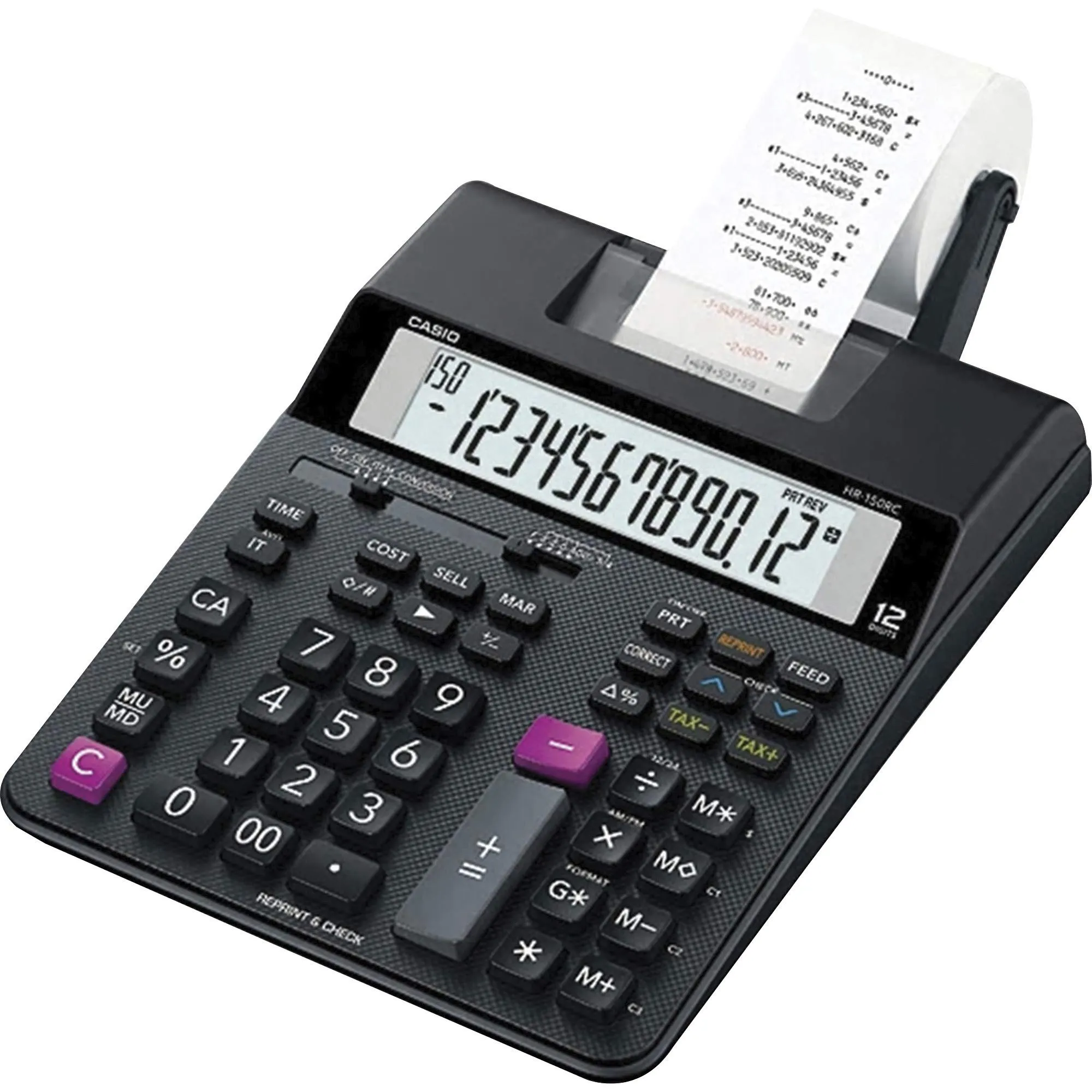 Casio HR200RC — CASIO HR200RC 12 DIGIT