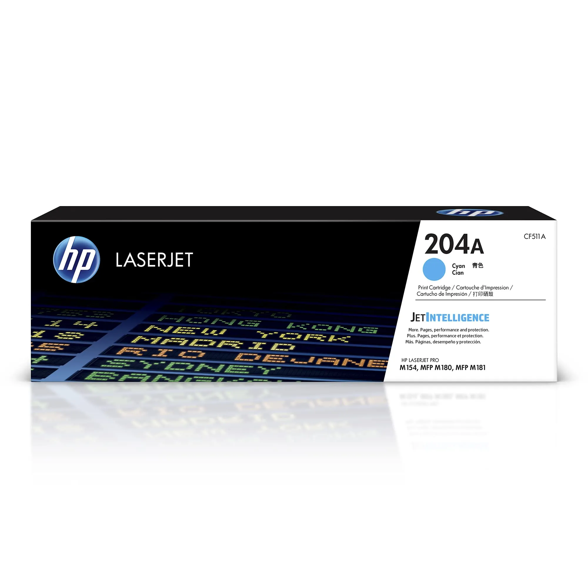 HP CF511A — HP 204A (CF511A) Original Standard Yield Laser Toner Cartridge - Cyan - 1 Each