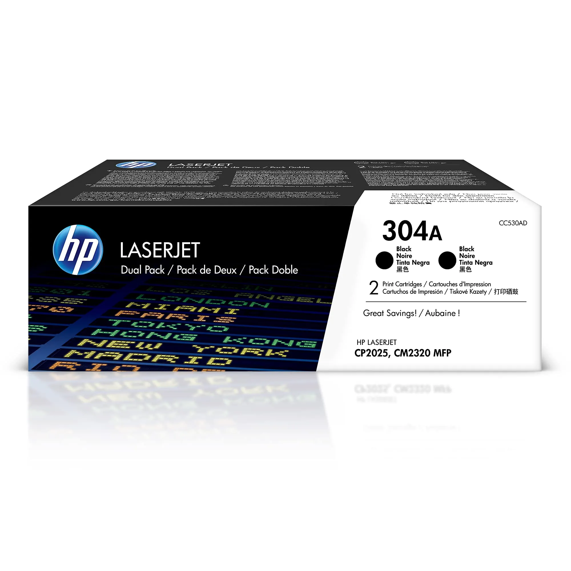 HP CC530AD — HP Color LaserJet CC530AD 2-Pack