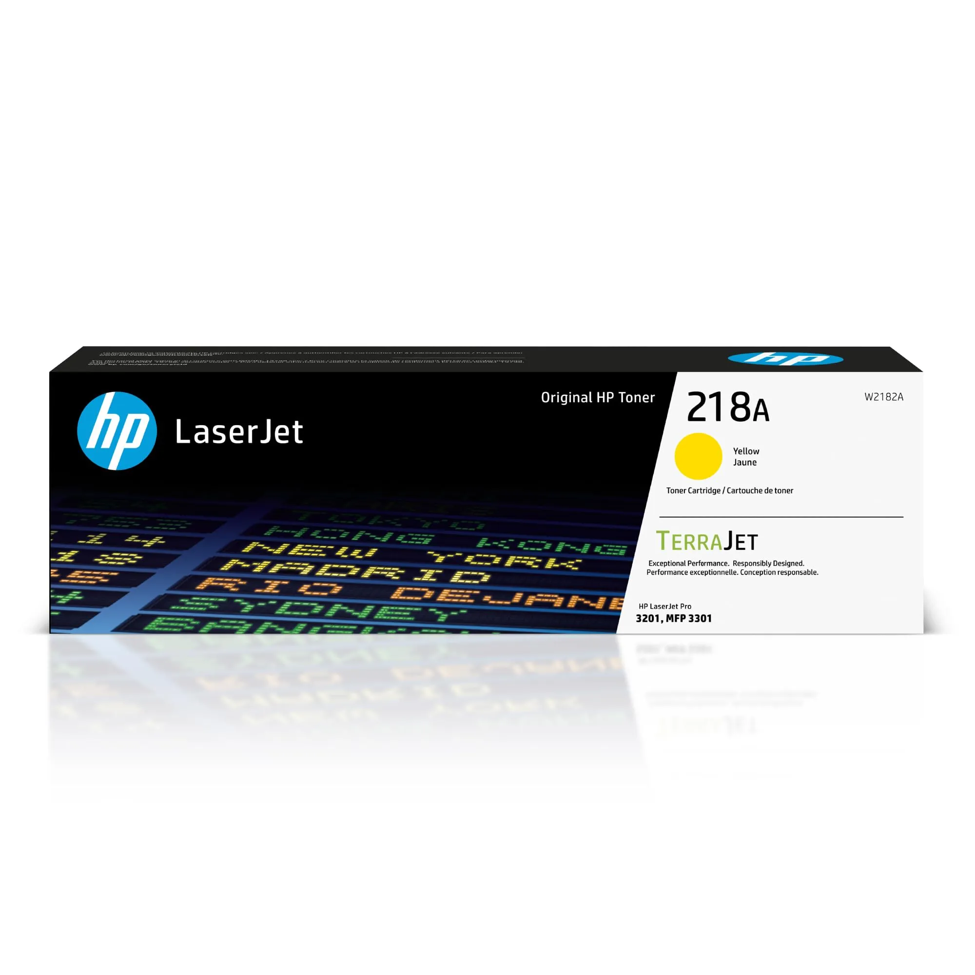 HP W2182A — HP 218A Original Laser Toner Cartridge - Yellow - 1 Each
