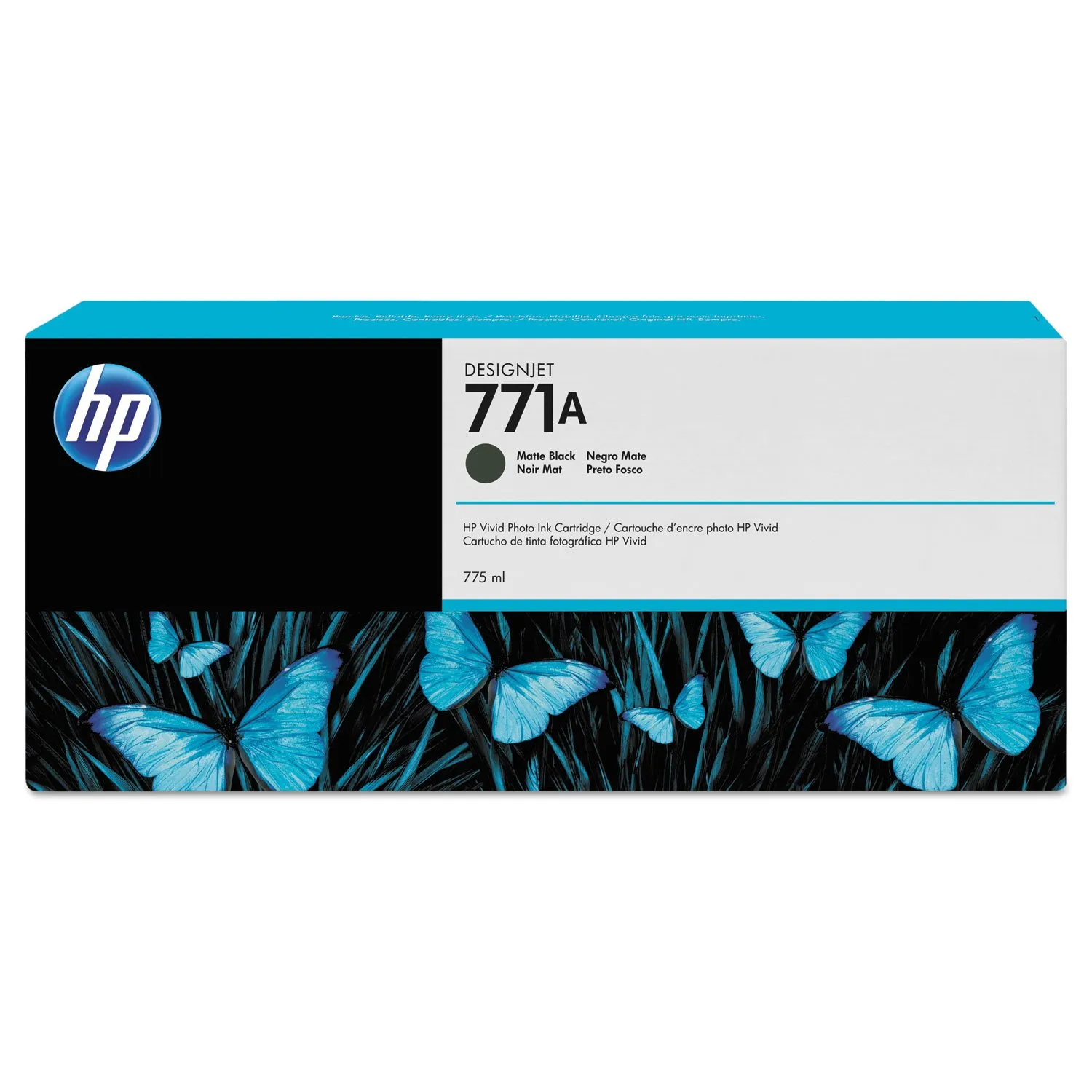 HP B6Y15A — 771A 775ML MATTE BLACK INK CARTRIDGE