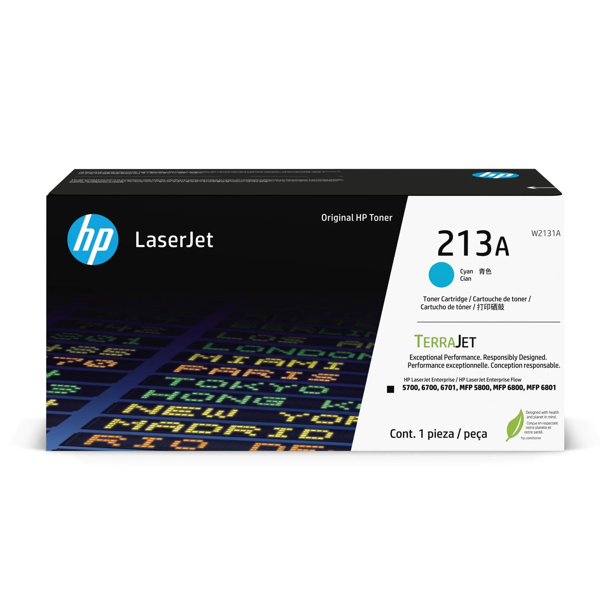 HP W2131A — HP 213A (W2131A) CYAN LASERJET TONER