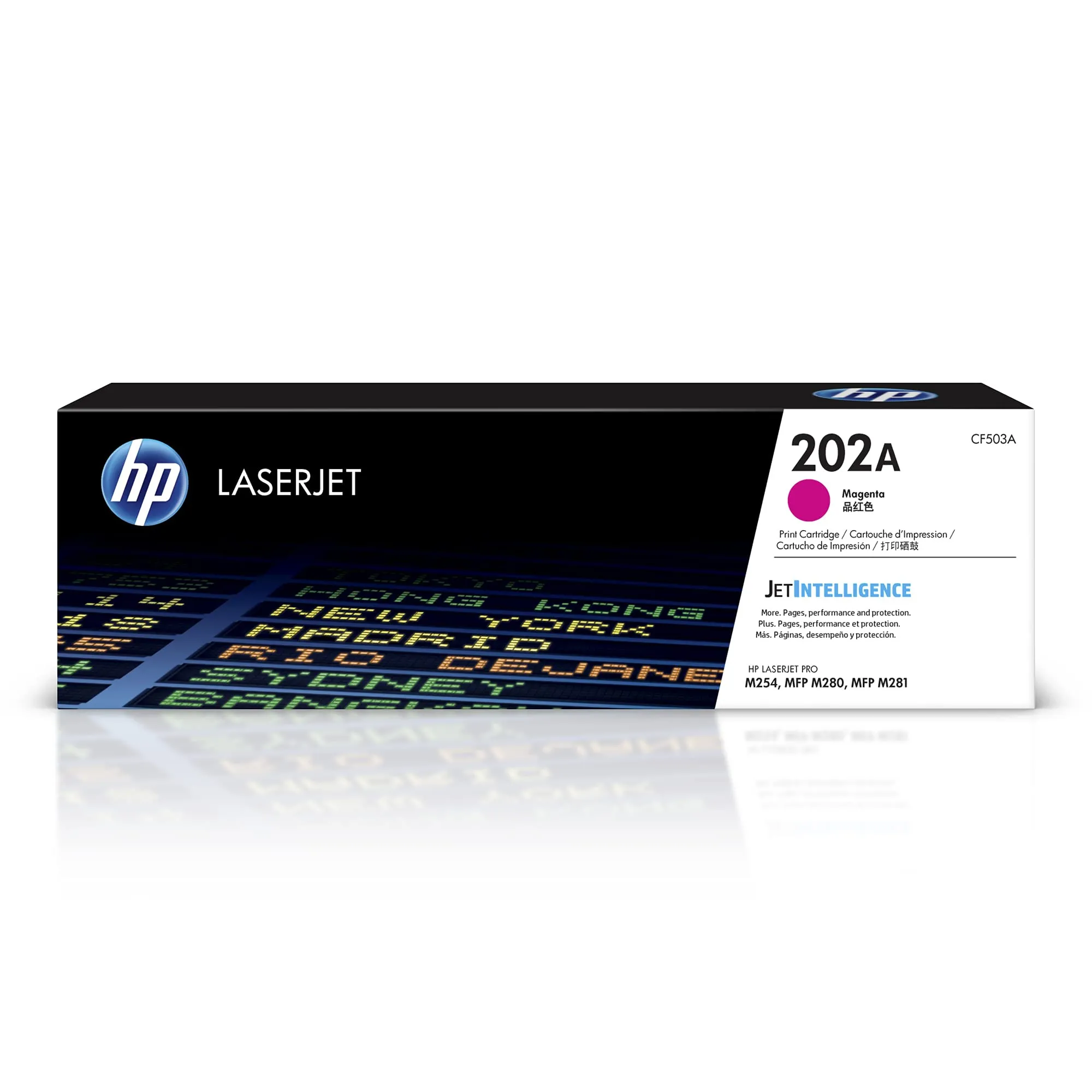 HP CF503A — HP 202A (CF503A) Original Standard Yield Laser Toner Cartridge - Magenta - 1 Each