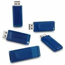 VERBATIM 99810 — 16GB USB FLASH DRIVE-5PK-BLUE