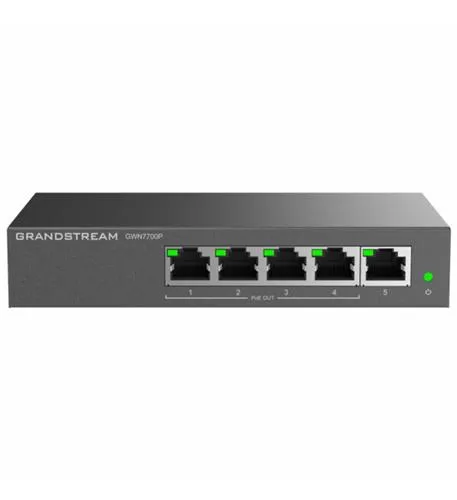 GRAND STREAM GWN7700P — LAYER 2 UNMANAGED POE SWITCH 5
