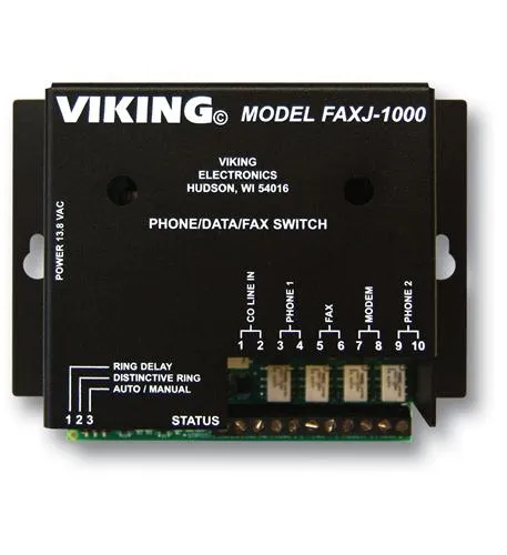 Viking Electronics FAXJ1000 — FaxJack Phone/Fax Switch