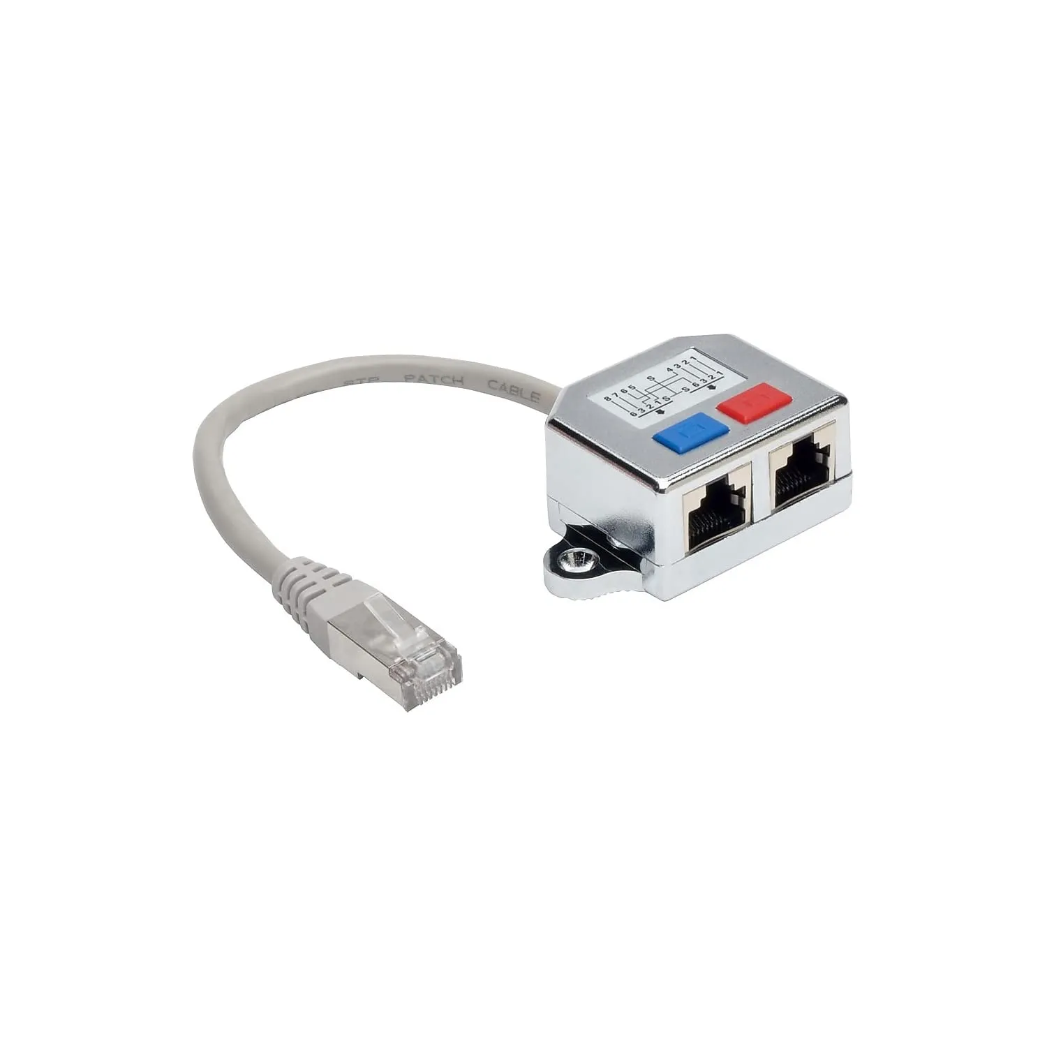 EATON TRIPP LITE SERIES CONNECTIVIT N035-001 — 6IN RJ45 SPLITTER ADAPTER CABLE