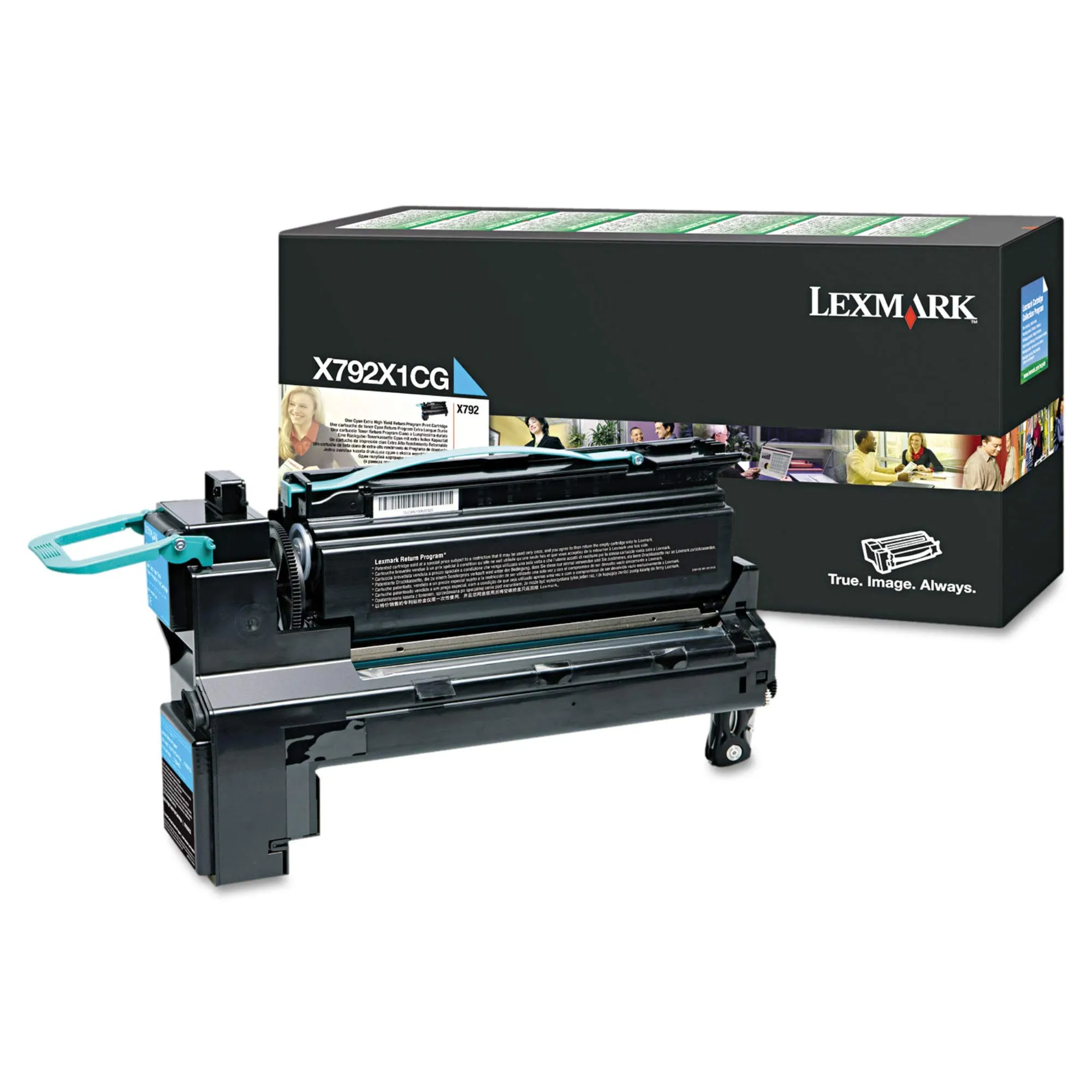 Lexmark X792X1CG — LEXMARK X792X1CG CYAN RETURN PROGRAM PRINT CARTRIDGE FOR USE IN X792 ESTIMATED Y