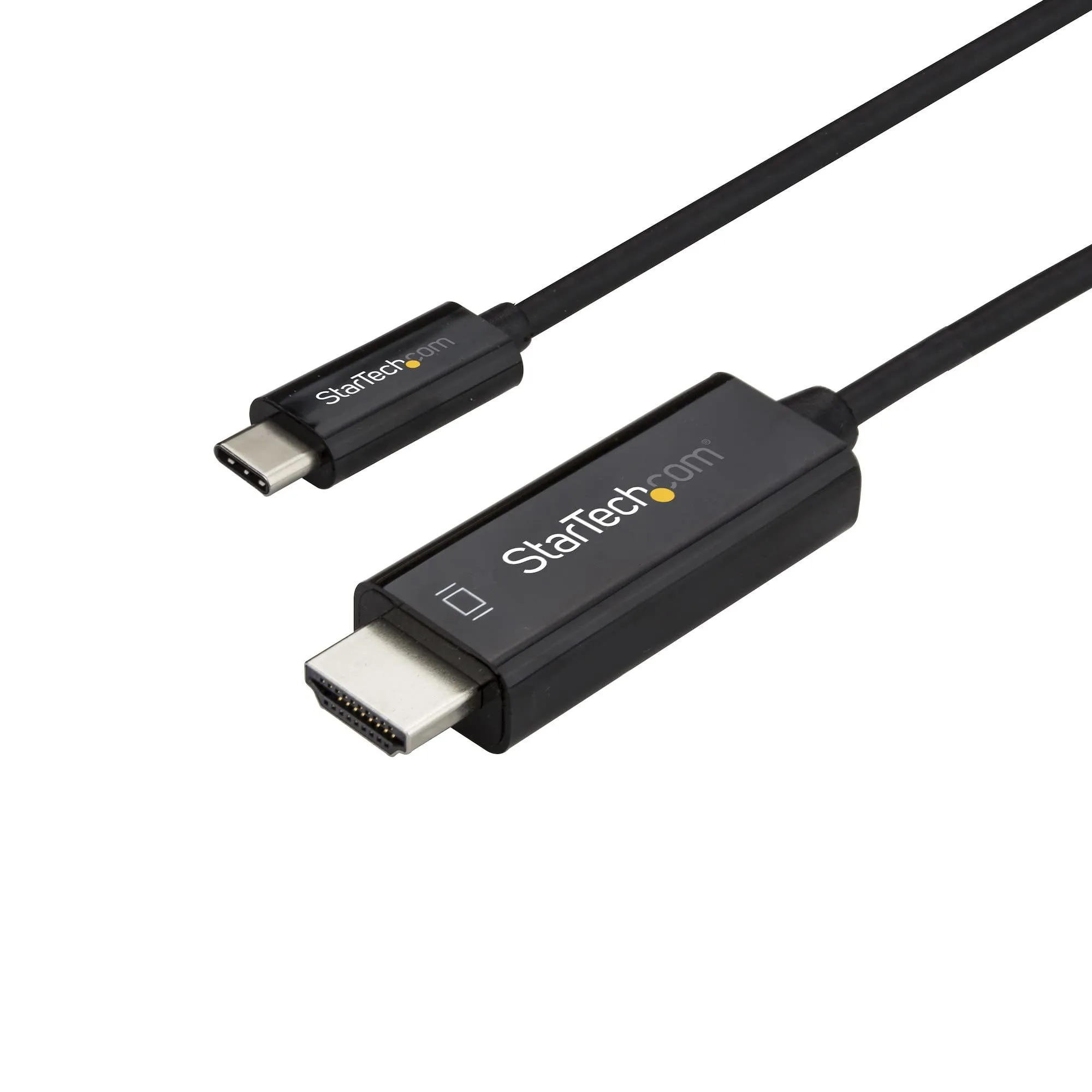 STARTECH CDP2HD3MBNL — BLACK 10FT/3M USB TYPE C DP ALT MODE HBR2 TO HDMI 2.0 CABLE 4K 60HZ/1080P / 7.1