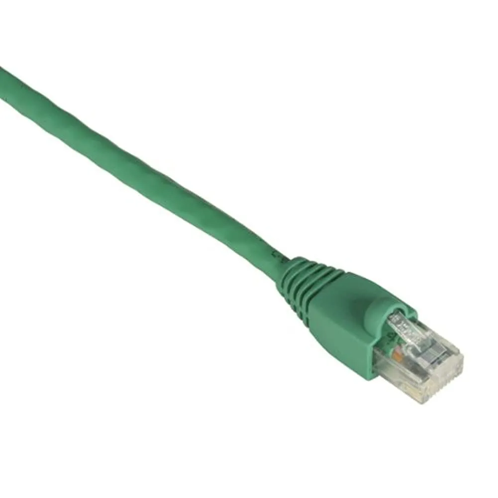 BLACK BOX CORPORATION EVNSL642-0015 — CAT6 SNAGLESS PATCH CABLE UTP PVC GN 15'