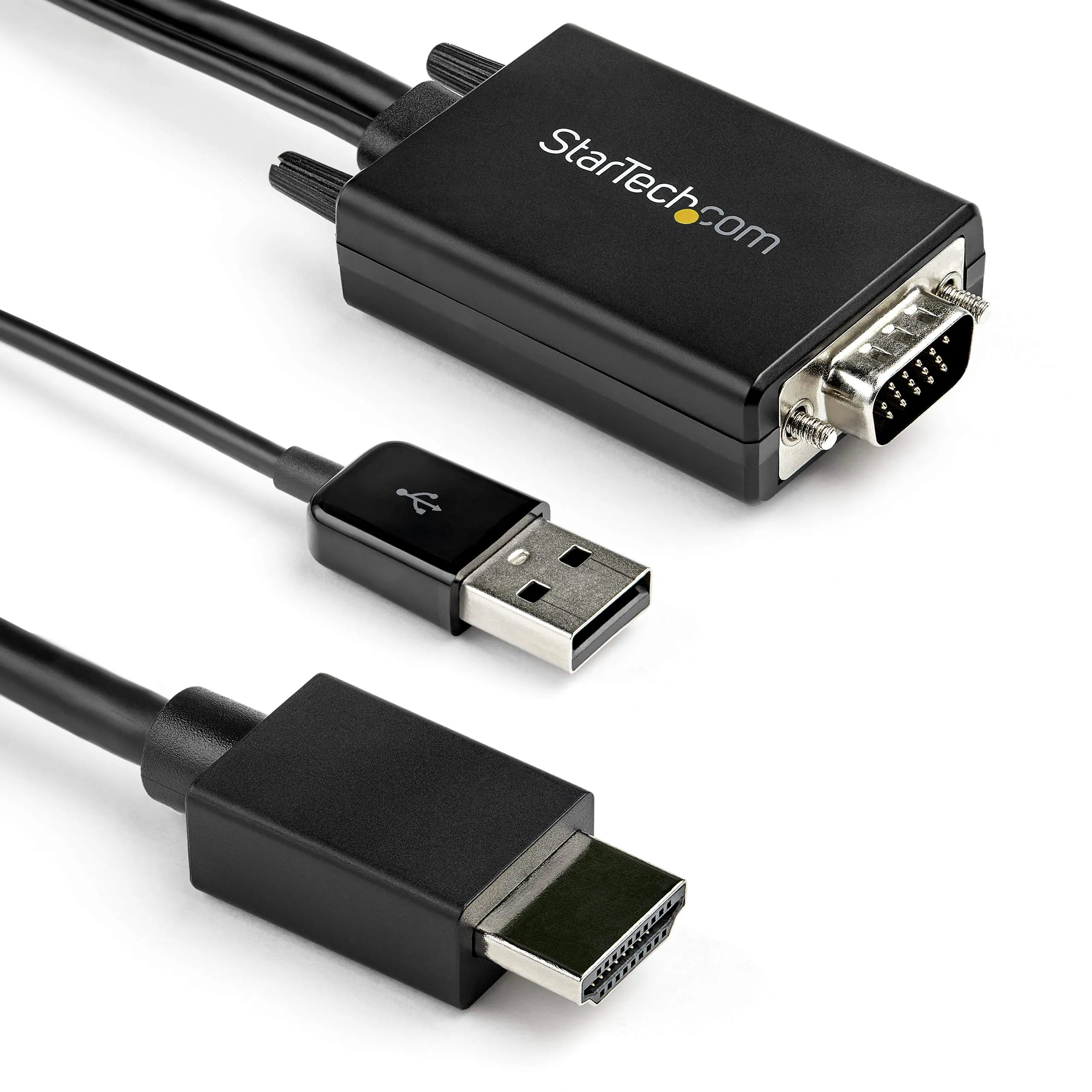 STARTECH VGA2HDMM2M — VGA TO HDMI CONVERTER CABLE TO CONNECT ANY VGA DEVICE TO ANY HDMI DISPLAY - INTE