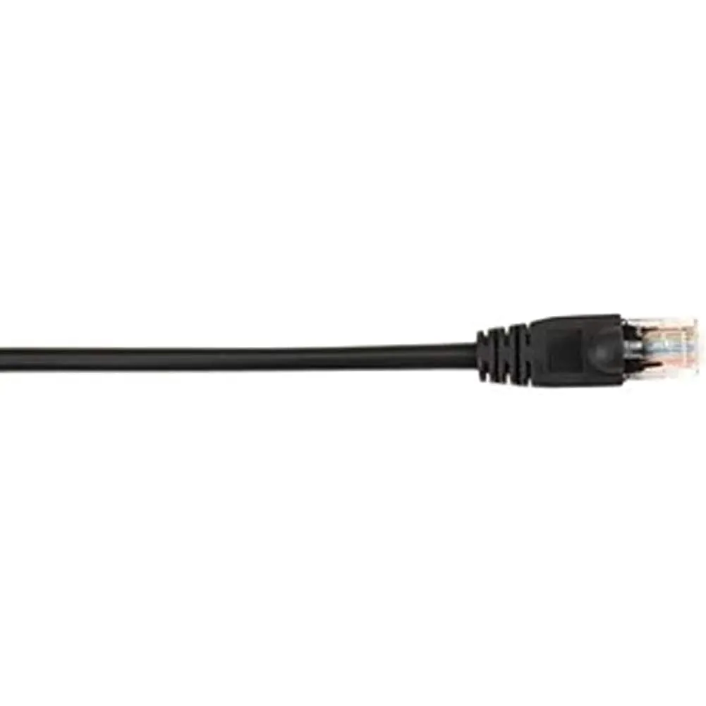 BLACK BOX CORPORATION CAT6PC-002-BK — CAT6 SNAGLESS PATCH CABLE UTP PVC BK 2'