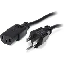 STARTECH PXT1011010PK — 10FT (3M) 18AWG FLEXIBLE COMPUTER POWER CORD W/ NEMA 5-15P AND IEC 60320 C13 CON