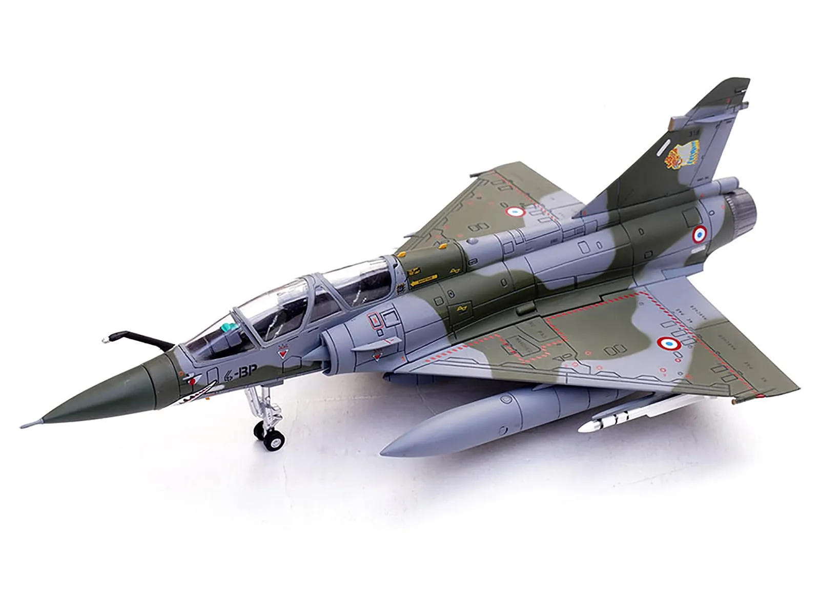 Panzerkampf 14625PJ — Dassault Mirage 2000N Fighter Aircraft "Escadron de Chasse 2/4 La Fayette Luxeuil" (2004) French Air Force "Wing" Series 1/72 Diecast Model by Panzerkampf