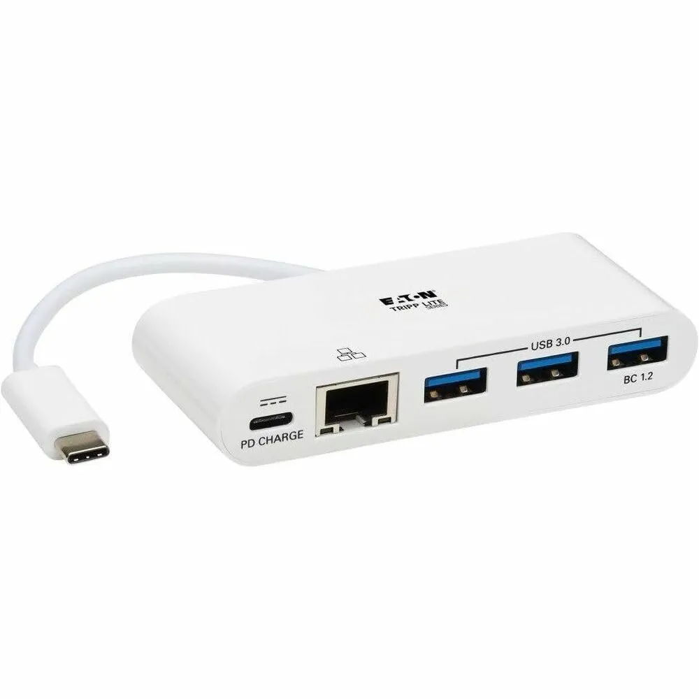 Eaton Tripplite U460-003-3AG-C — TRIPP LITE SERIES 3-PORT USB-C HUB - USB 3.X (5GPBS) HUB PORTS, GIGABIT ETHERNET