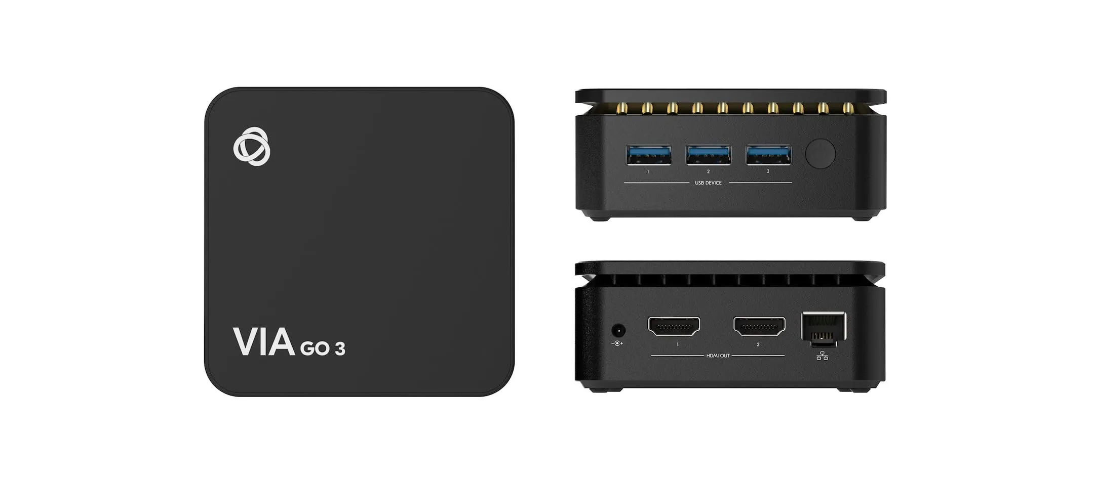 Kramer VIA GO3 — VIA-GO3 Compact & Secure 4K Wireless Presentation Device