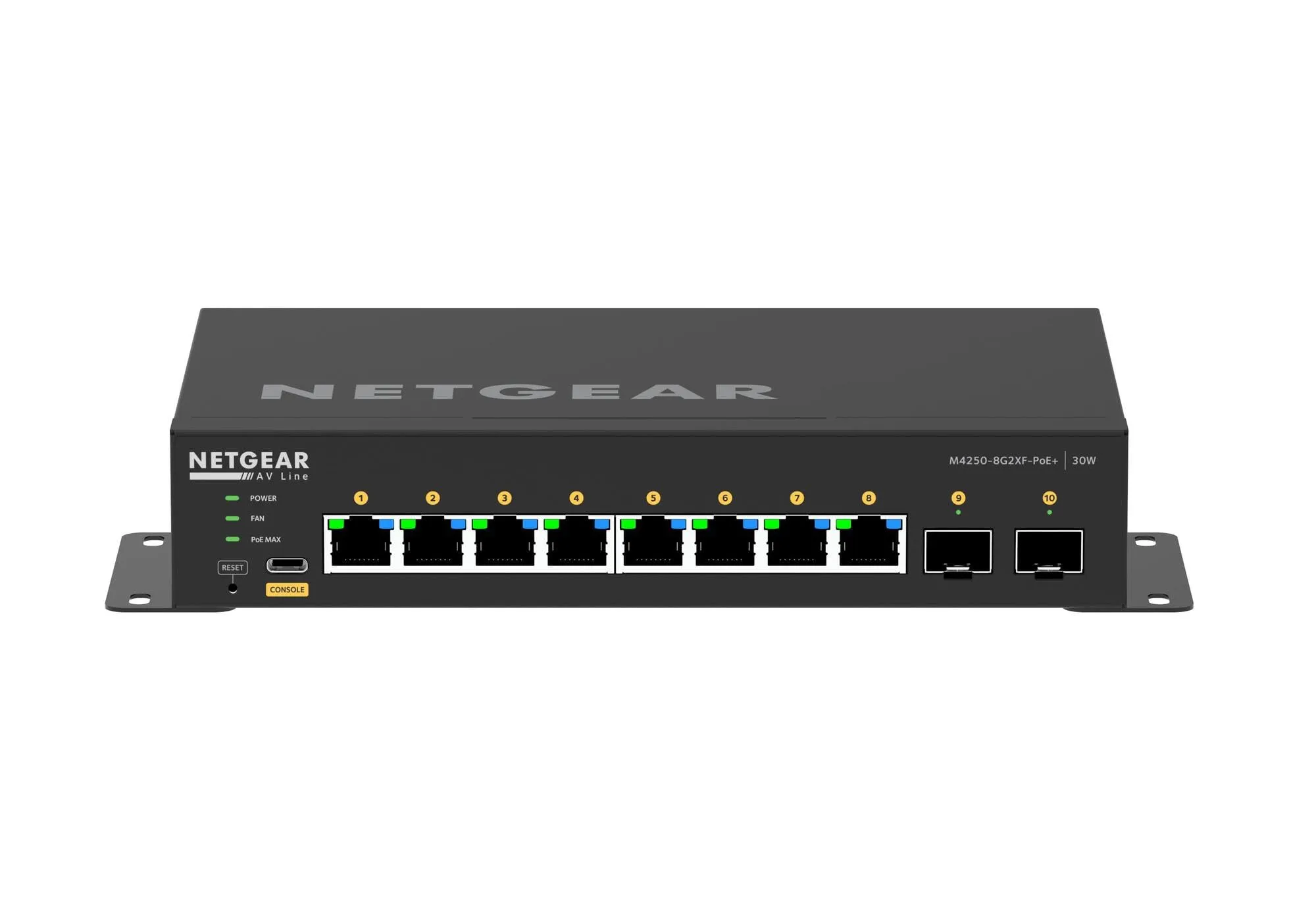 NETGEAR GSM4210PX-100NAS — AV Line M4250 8G2XF PoE plus