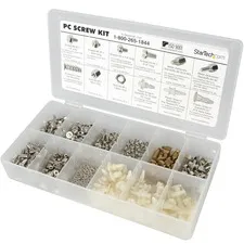 STARTECH PCSCREWKIT — THIS TWO-PIECE (SNAP LID) PLASTIC WIRING DUCT PROVIDES A PROTECTIVE CHANNEL FOR