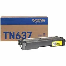 Brother BRT TN637Y — Brother TN637Y Ultra High Yield Laser Toner Cartridge - Yellow - 1 Each - 10,000 pages