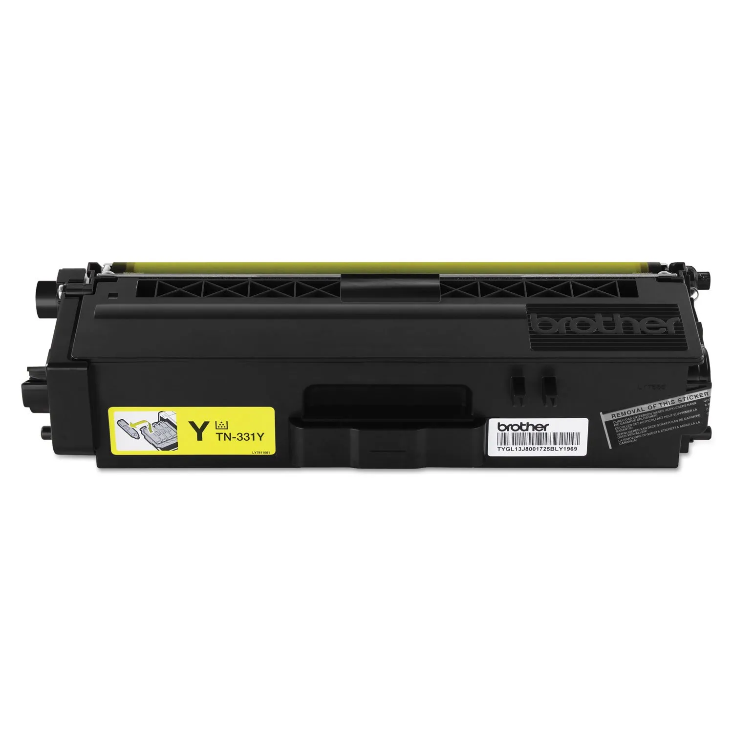 Brother BRT TN331Y — Brother TN331Y Laser Toner Cartridge - Yellow - 1 Each - 1500 Pages
