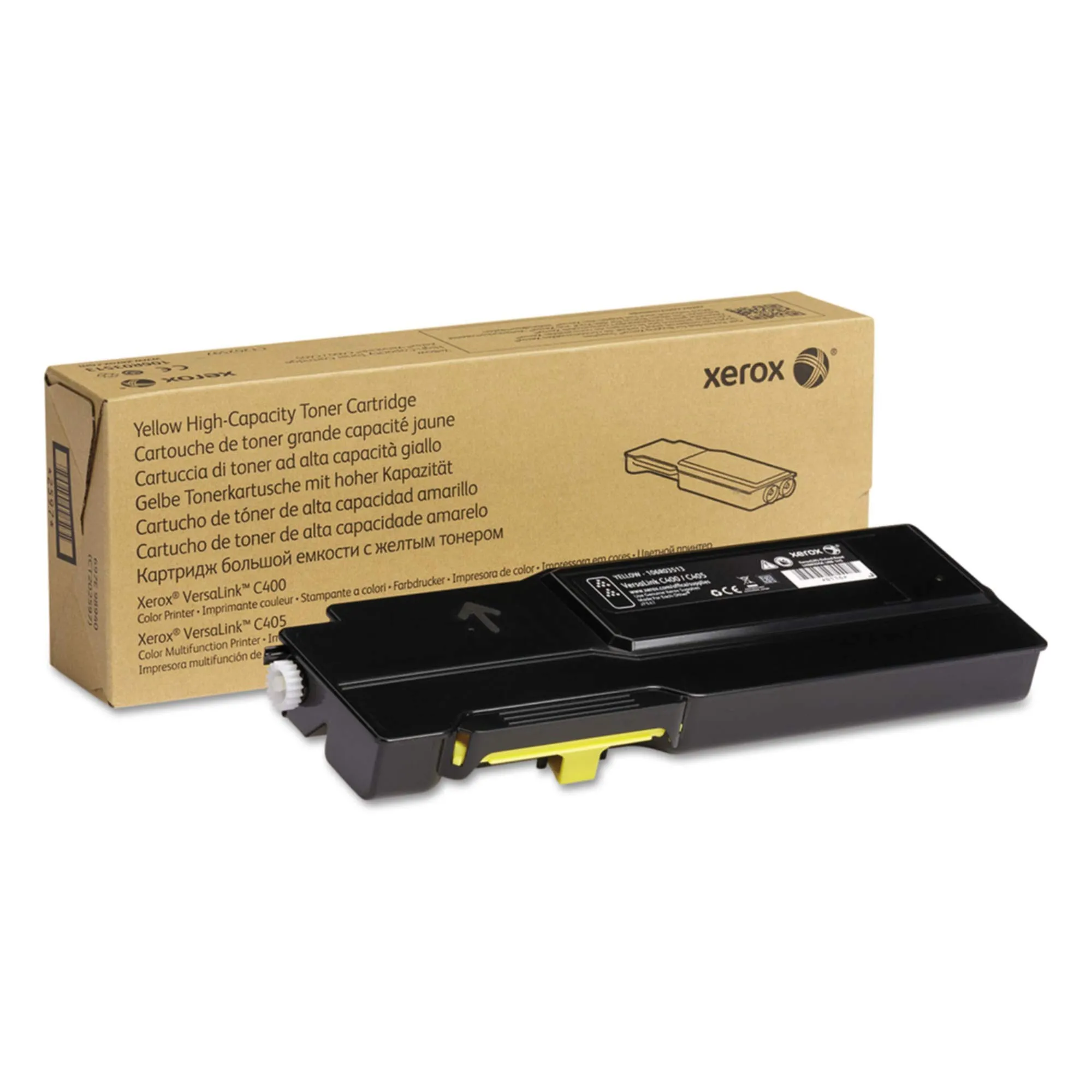 XEROX XER 106R03513 — Xerox High Yield Laser Toner Cartridge - Yellow - 1 Each - 4800 Pages