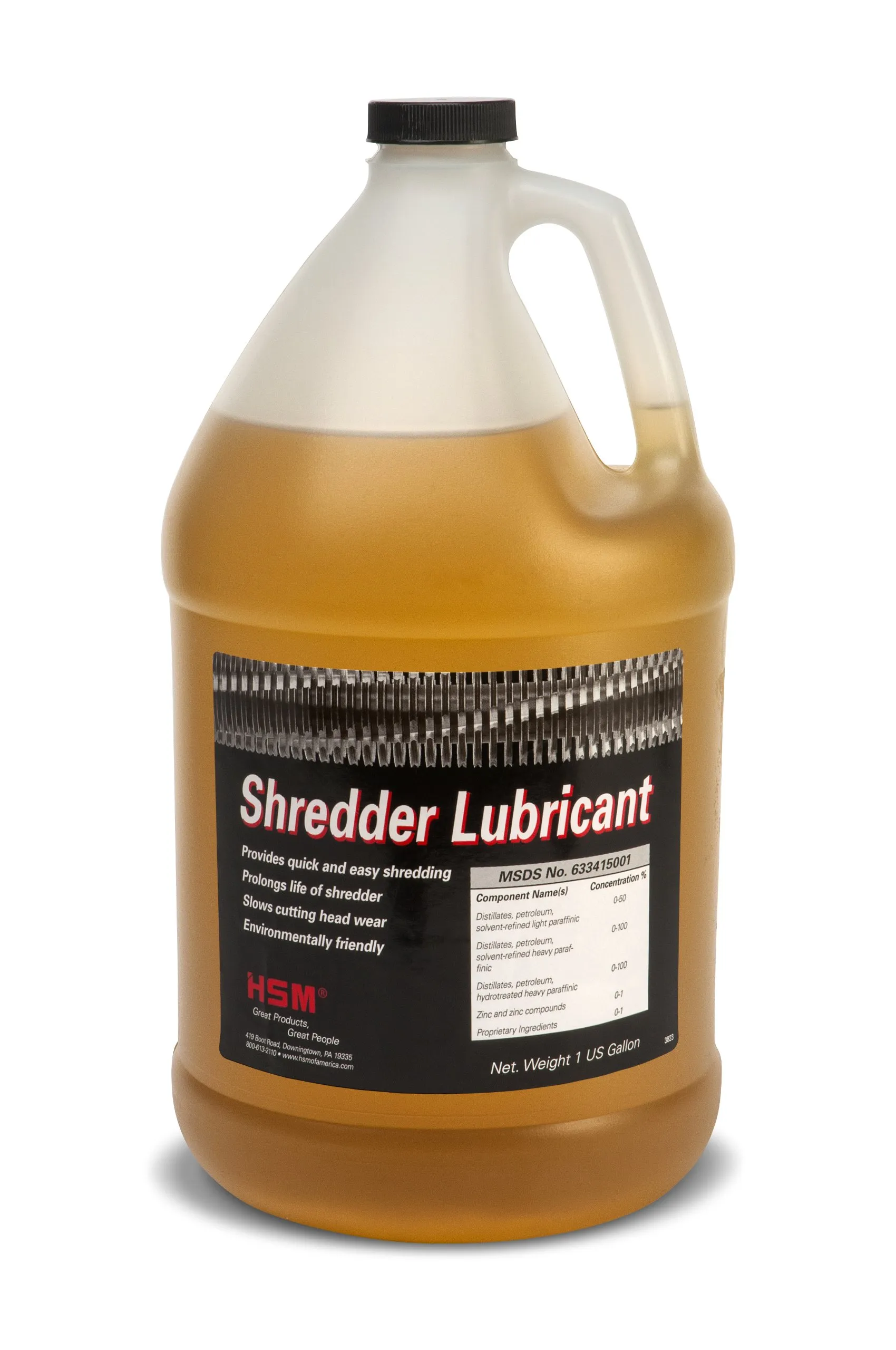 HSM TZE-315 — HSM Gallon Oil Bottle