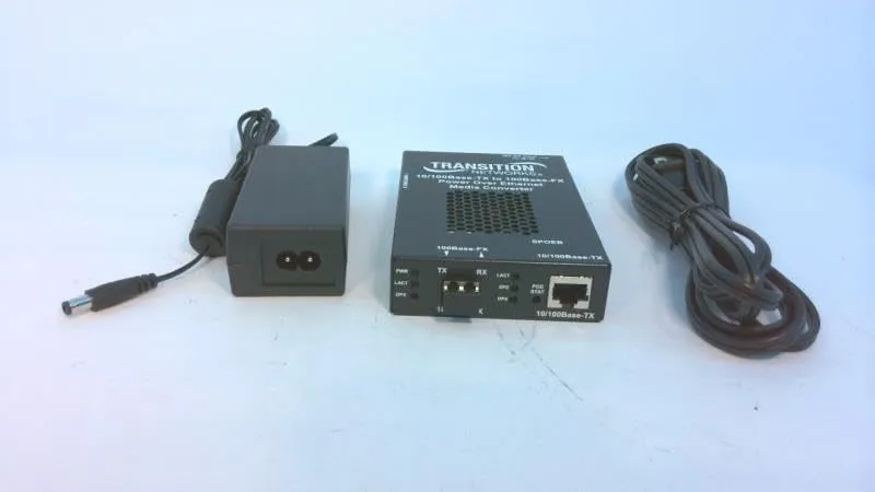 Transition Networks SPOEB1039-105 — 10/100/1000BTX RJ45 POE TO