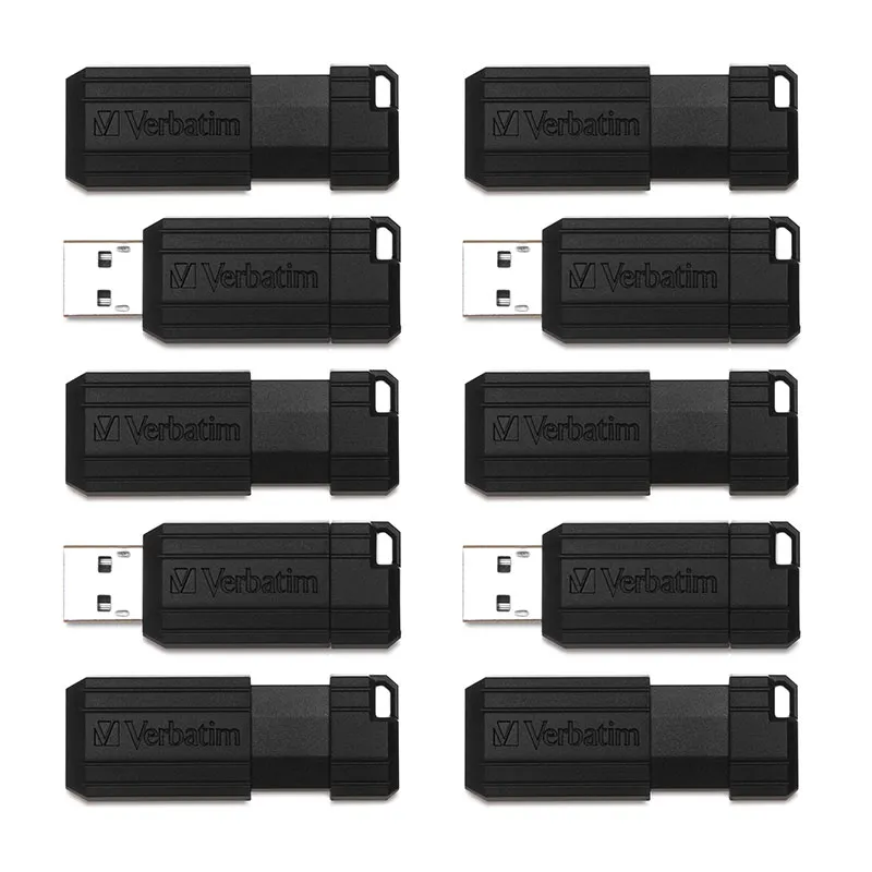 VERBATIM 70902 — 10PK 32GB VERBATIM USB BLK