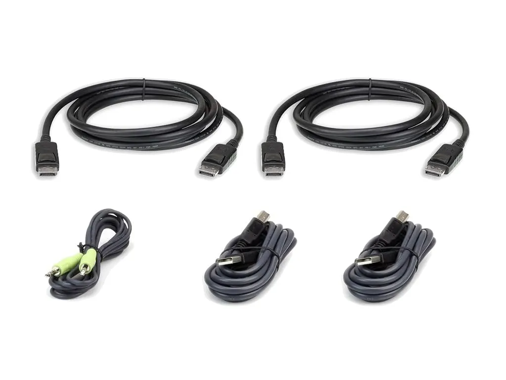 Aten Technologies 2L7D03UDPX5 — 10FT. DUAL DISPLAY DISPLAYPORT SECURE KVM CABLE KIT