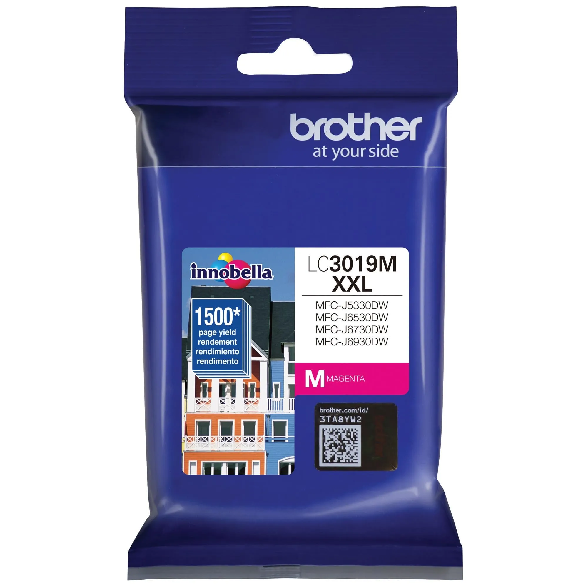 Brother BRT LC3019M — Brother Innobella LC3019M Inkjet Ink Cartridge - Magenta - 1 Each - 1500 Pages