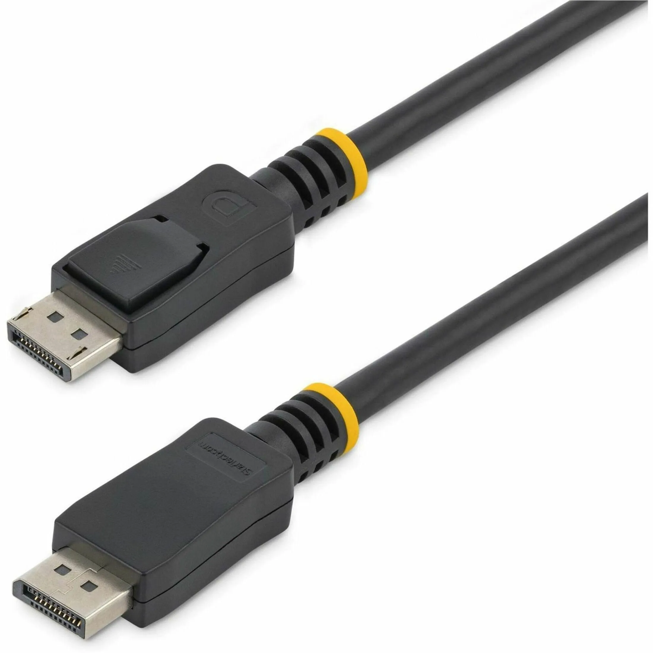 STARTECH STC DISPLPORT6L — StarTech.com DisplayPort Cable - 6 ft / 2m - 4K DisplayPort 1.2 Cable - DP to DP Cable - 6 ft DisplayPort Video Cable for Audio/Video Device, Monitor, Workstation, Notebook, Graphics Card, Projector - First End: 1 x 20-pin DisplayPort 1.2 Digital Audio/Video - Male - Second End: 1 x 20-pin DisplayPort 1.2 Digital Audio/Video - Male - 21.6 Gbit/s - Supports up to 4096 x 2160 - Shielding - Gold Plated Connector - CMG - 28 AWG - Black - 1 Each