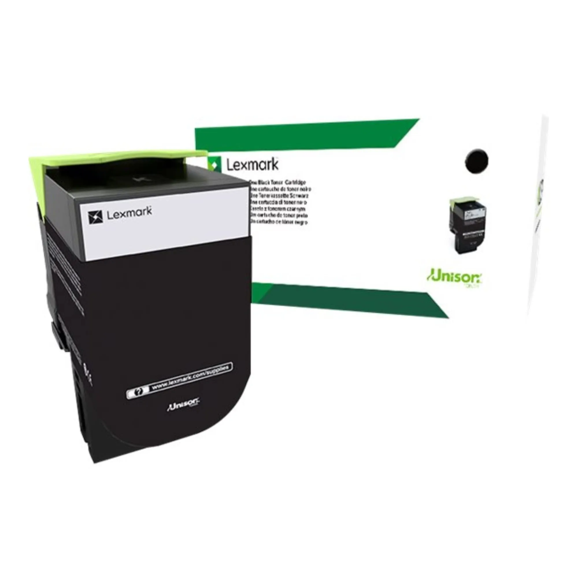 Lexmark LEX 80C1HK0 — Lexmark Unison 801HK High Yield Laser Toner Cartridge - Black - 1 Each - 4000 Pages Black