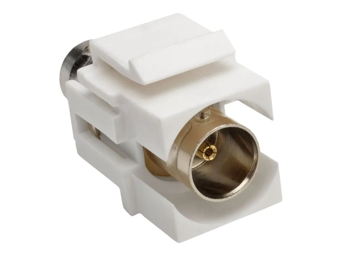 Eaton Tripplite A230-001-KP — Tripp Lite BNC Keystone Panel Mount Coupler All-in-One Coaxial F/F 75 Ohms