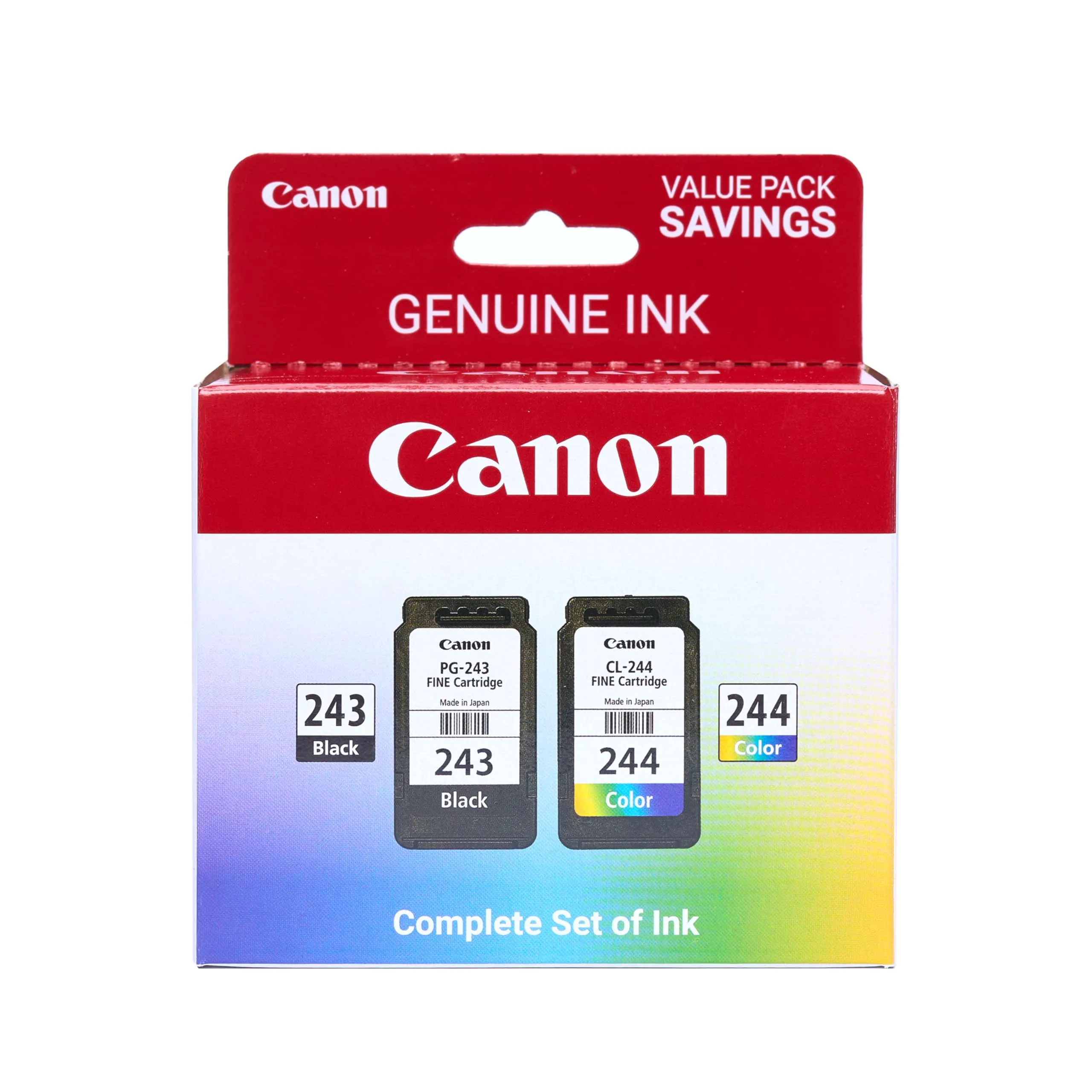 CANON 1287C006 — CANON PG-243/CL-244 MULTI PACK INK CARTRIDGE - FULLY COMPATIBLE REPLACEMENT FOR