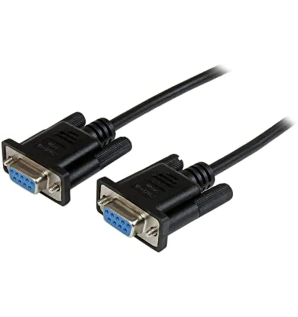STARTECH SCNM9FF1MBK — CONNECT YOUR SERIAL DEVICES, AND TRANSFER YOUR FILES - 1M DB9 NULL MODEM CABLE -