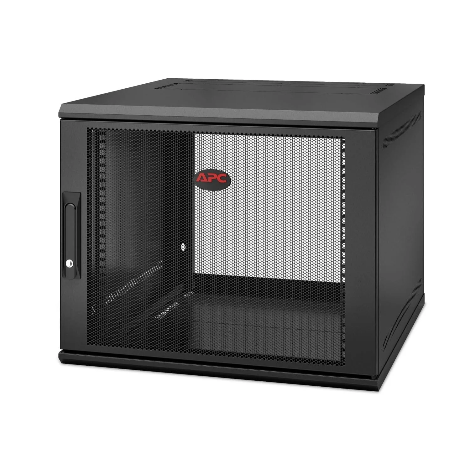 APC - Schneider Electric AR109SH6 — AR109SH6 - APC NETSHELTER 9U WALLMOUNT RACK ENCLOSURE CABINET SINGLE HINGED SERV