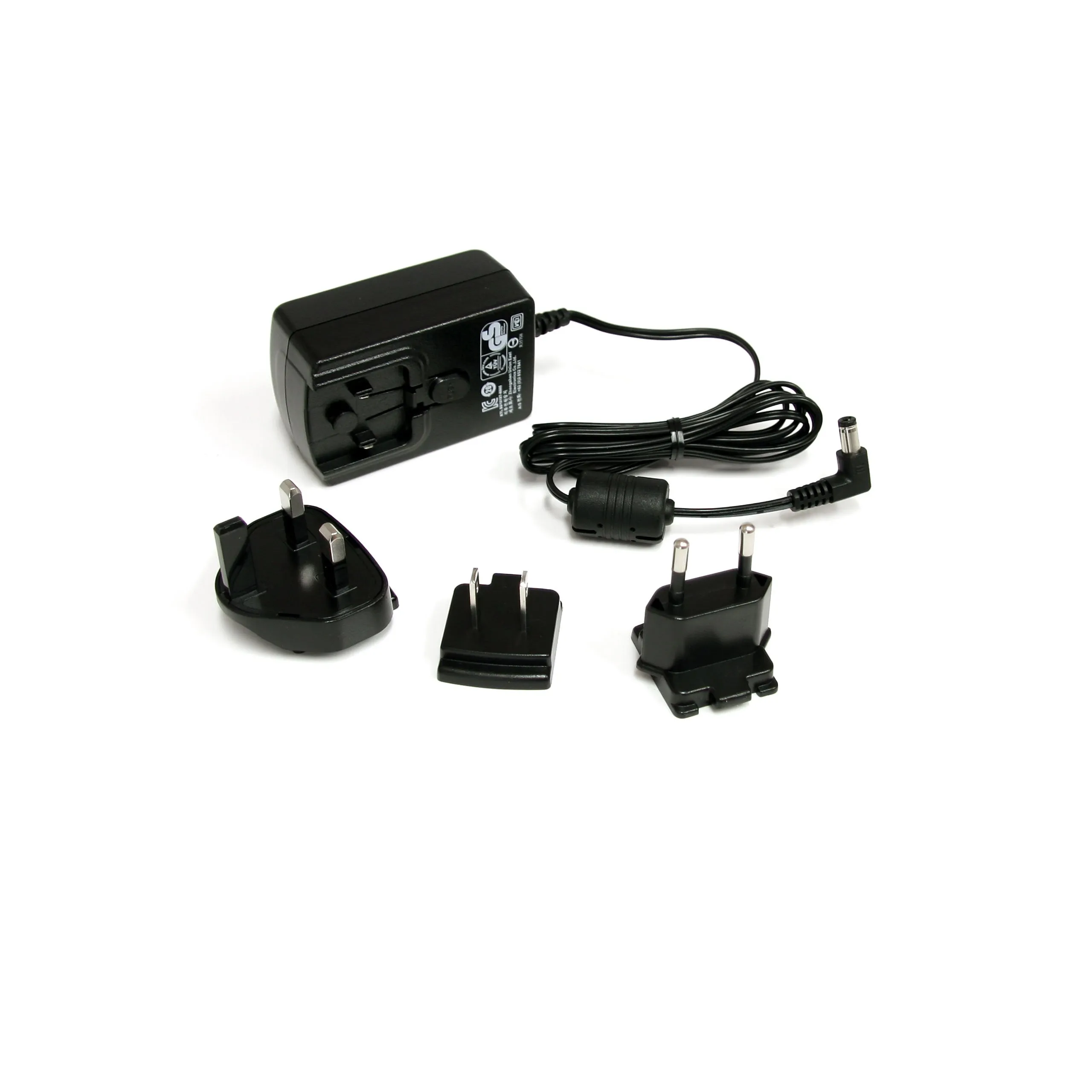 STARTECH STC IM12D1500P — StarTech.com 12V DC 1.5A Universal Power Adapter - 120 V AC, 230 V AC Input - 12 V DC Output - 1.50 A - 1 Each
