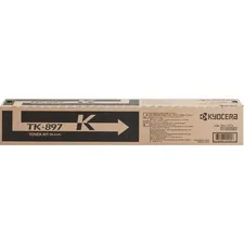 KYOCERA KYO1T02K00US0 — Kyocera (TK-897K) Black Toner Cartridge (12000 Yield) (Includes Waste Toner Container)
