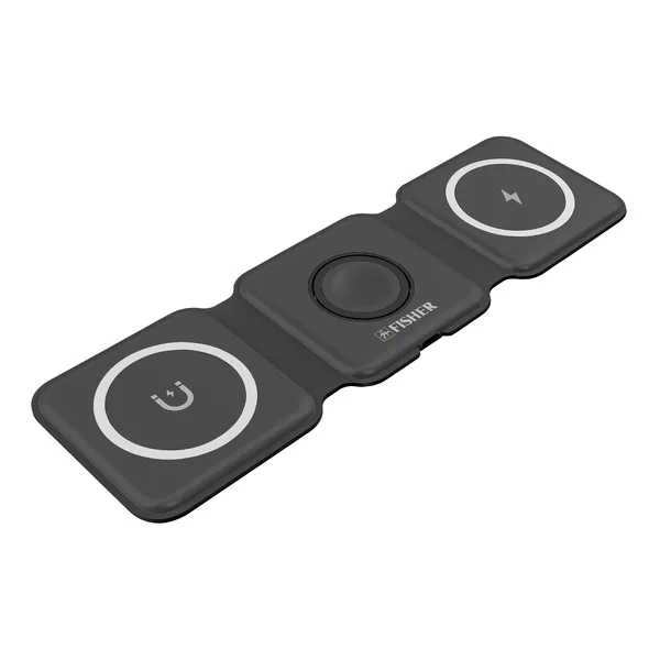 FISHER(R) TECH ESSENTIALS FWIC285K — 3IN1 FLD WRL CHRG PAD BLK