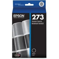 EPSON EPS T273020S — Epson Claria 273 Standard Yield Inkjet Ink Cartridge - Black - 1 Each