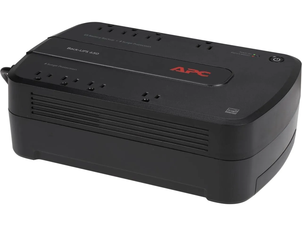 APC - Schneider Electric BE650G1 — APC BE650G1 - UPS - STANDBY - 120 V - 390WATT - 650VA - USB - 4 NEMA 5-15R, 4 NE