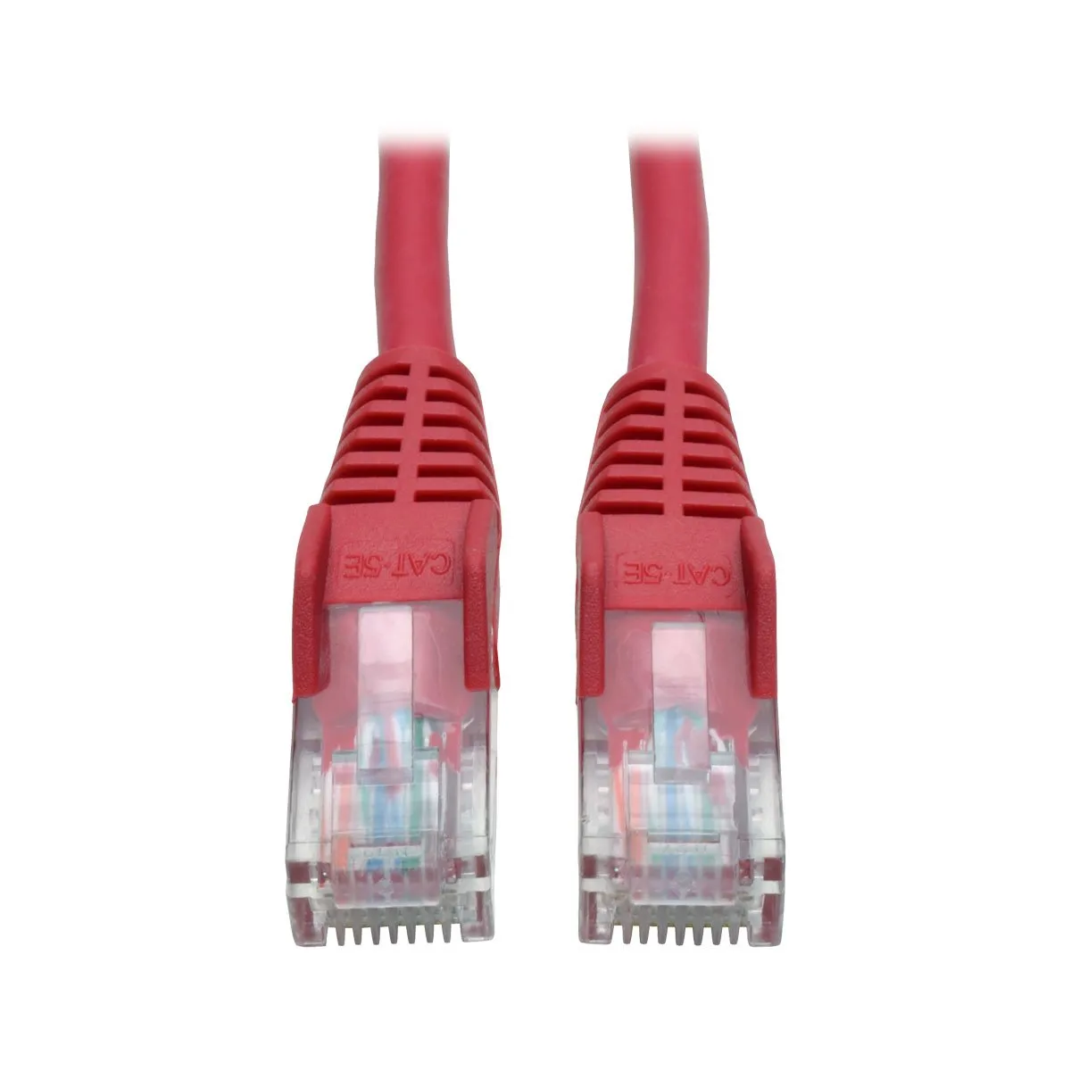 Eaton Tripplite N001-014-RD — Tripp Lite 14ft Cat5e / Cat5 350MHz Snagless Patch Cable RJ45 M/M Red 14ft.